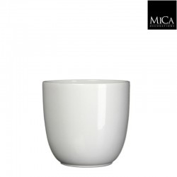 Cache-Pot Tusca Rond Blanc...