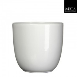 Cache-Pot Tusca Rond Blanc...