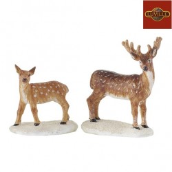 Cerf Et Faon H6.5 - LUVILLE...