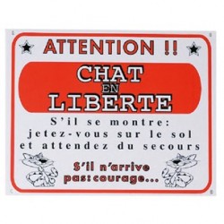 Panneau fr chat libre