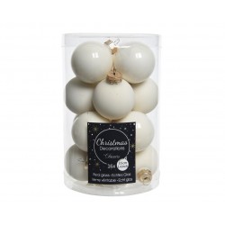 Boite De Boules Blanc Laine...