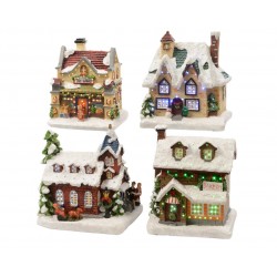 Maison Noel Led/Pile...