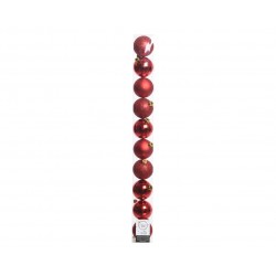 Tube De Boules X10 Rouge En...