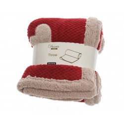 Plaid Coeur Rouge En...