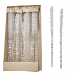 Ornement glaçon 2-H41 2ass...