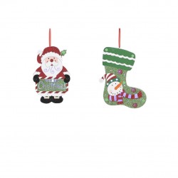 Ornement père Noël bonhomme...