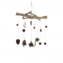 Lustre ø60-H90 marron