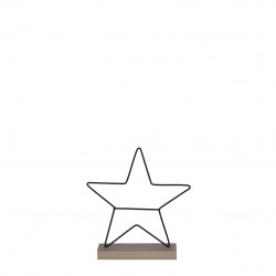 Etoile ø25 noir