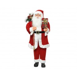Pere Noël Cadeau Rouge H110...