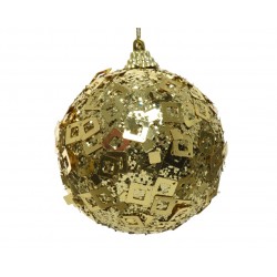 Boule mouss a/sequin carre...