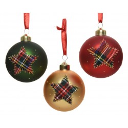 Boule vr etoile ecossais...