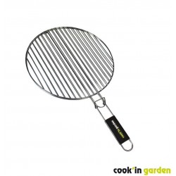 Grille double Acier chromé Ø37