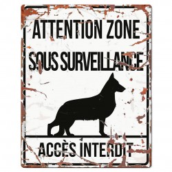 PANNEAU CHIEN SQUARE GERMAN...