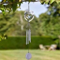 Carillon coeur cristal 51CM