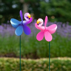 Piques flamant rose et paon...