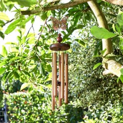 Carillon papillon de bronze...