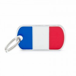MY FAMILY Médaille DRAPEAU...