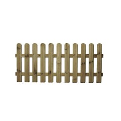 Clôture planche striée Pin...