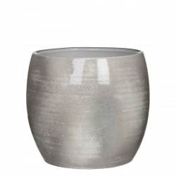 Cache-Pot Lester Rond Gris...