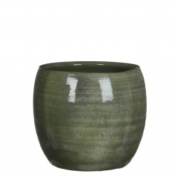 Cache-Pot Lester Rond Vert...