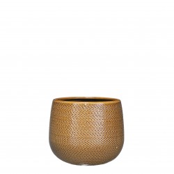 Cache-Pot Gabriel Rond Ocre...