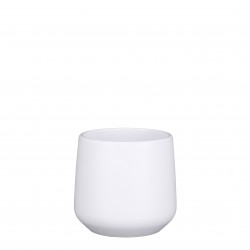 Cache-Pot Amber Rond Blanc...