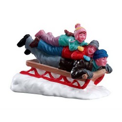 Faire De La Luge Avec Papa...