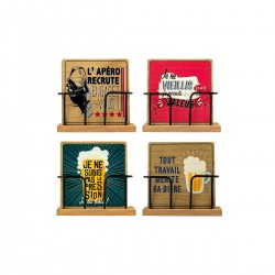 Set 4 Sous-Verre 12Cm