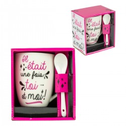 Mug + Cuillère Il Était Une...