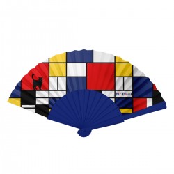 Éventail Chat H21-MONDRIAN 