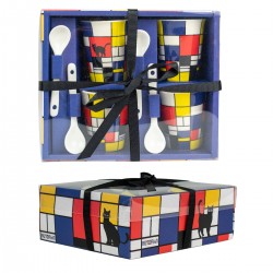 Set De 4 Tasses + Cuillères...