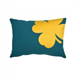 Coussin TREFLE 44X30 bleu...