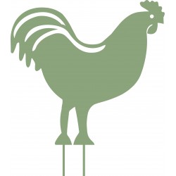 Coq à piquer 42.5x42 vert...