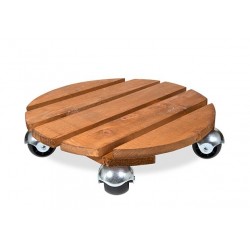 Support à roulette rond...