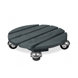 Support à roulette rond...