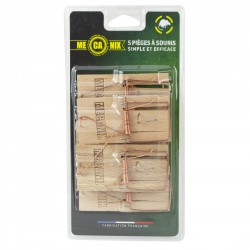 Tapette Souris X5 Bois-MECANIX