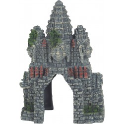 ASIE Temple décor aqua Résine