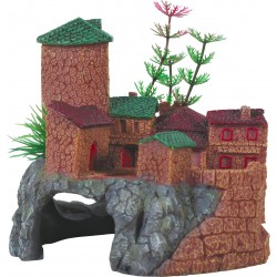 Village mediéval décor aqua...