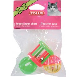 Multiforme jouet Chat 4CM X3