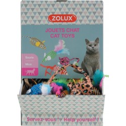 Souris jouet Chat Assortie X1