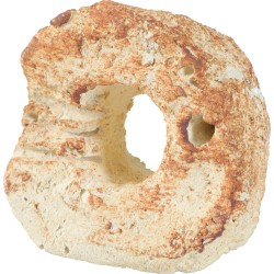 Rocher à trou décor aqua S