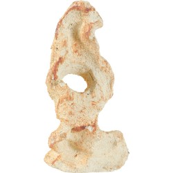 Rocher à trou décor aqua M