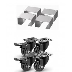 Kit roues meuble de cuisine NR