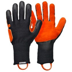 Gants STRONGER Noir/orange...