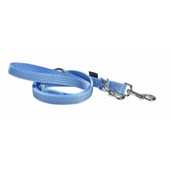 Laisse 3p safe m nylon bleu