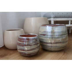 Pot boule CANCALE Ø14 CREME...