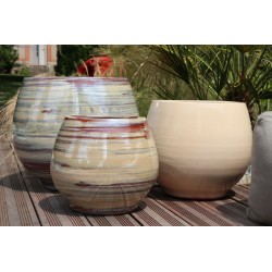 Pot boule BAHIA Ø35 CREME...