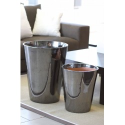 Vase SYDNEY Ø33 METAL Terre...