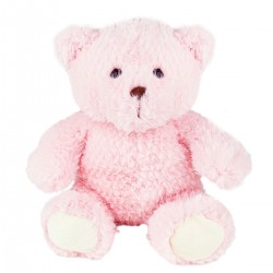 Peluche Ours Rose H25-KALIDOU