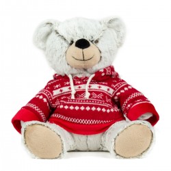Peluche Ours Pull Rouge À...